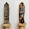 6. 'Rebel Youth' David Bromley customised skateboard deck. 79 x 21cm