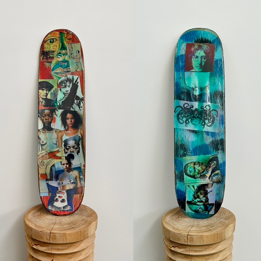 20. 'Back Street Girl' David Bromley customised skateboard deck