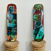 24. 'Cortez' David Bromley customised skateboard deck