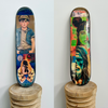 27. 'Mr. Wolf' David Bromley customised skateboard deck