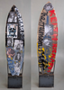 53. 'The Human Riff' David Bromley customised surfboard