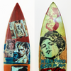 35. 'All About You' David Bromley customised surfboard