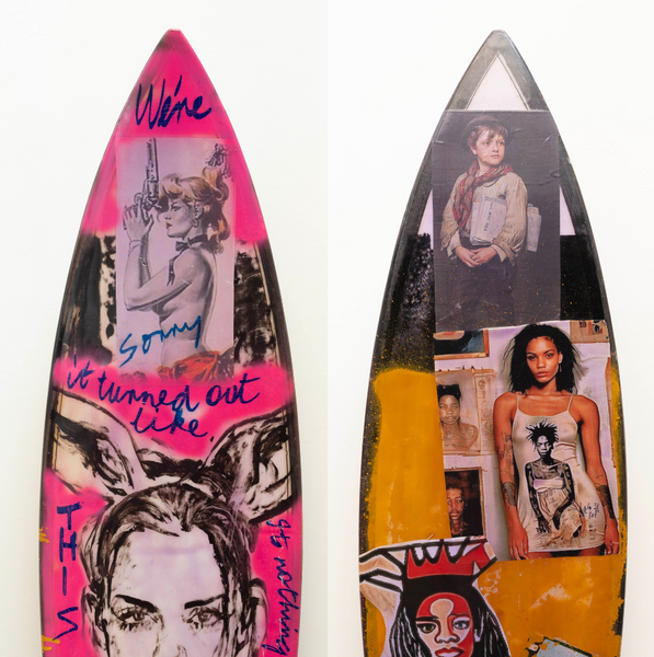 36. 'It's Nothing Personal' David Bromley customised surfboard