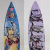40. 'By the beach and in the water' David Bromley customised surfboard