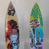44. 'Spooky' David Bromley customised surfboard