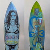 46. 'Imagine Magic' David Bromley customised surfboard