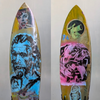 47. 'Adventures with Keef' David Bromley customised surfboard