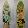 50. 'Radio Goodvibes' David Bromley customised surfboard