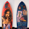 10. 'Amongst Nature' David Bromley customised surfboard. 180cm