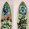 14. 'Lake Stealer' David Bromley customised surfboard. 185cm
