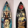 15. 'No Entry' David Bromley customised surfboard