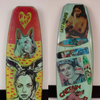 20. 'Last Paradise' David Bromley customised surfboard 157cm