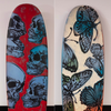 23. 'Between Two Eternities II' David Bromley customised surfboard 195cm