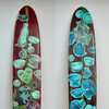 28. 'Potters Paradise' David Bromley customised surfboard. 280cm