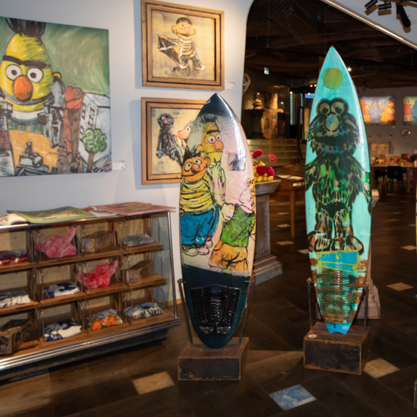 5. Sesame Street x Bromley Surfboard, 170cm H x 52cm W