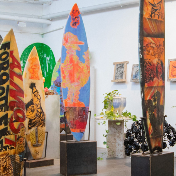 11. Sesame Street x Bromley Surfboard, 210cm H x46cm W