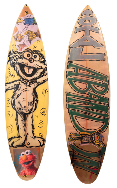 7. Sesame Street x Bromley Surfboard, 188cm H x 48cm W