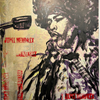 'Jimi Hendrix' David Bromley. Acrylic and oil on canvas. 180 x 120cm