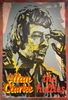 'Allan Clarke' David Bromley. Oils on card in hand made frame. 160 x 110cm