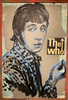 'John Entwistle' David Bromley. Oils on card in hand made frame. 160 x 110cm