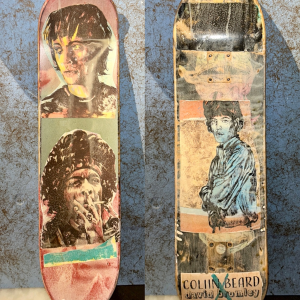1. Customised skateboard deck