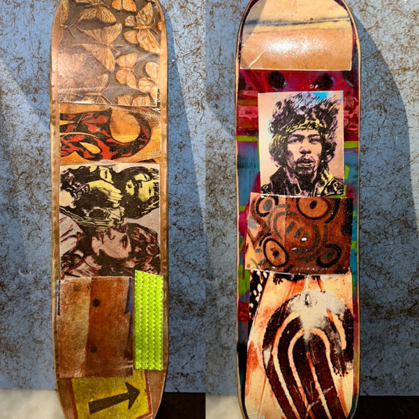 3. Customised skateboard deck