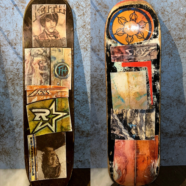 4. Customised skateboard deck
