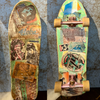 7. Customised skateboard deck with wheels