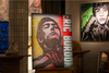 'Eric Burdon' David Bromley. Acrylic and oil on canvas. 150 x 120cm