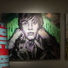 'Stevie Wright' David Bromley. Acrylic and oil on canvas. 120 x 150cm