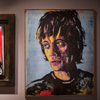 'Mick Jagger' David Bromley. Acrylic and oil on canvas, framed. 163 x 132cm