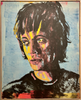 'Mick Jagger' David Bromley. Acrylic and oil on canvas, framed. 163 x 132cm