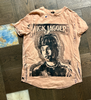 'Mick Jagger' Hand distressed and screen printed tee by David Bromley