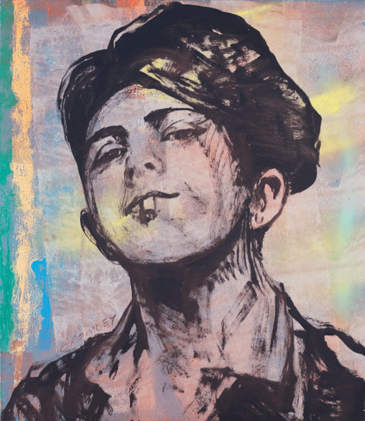 Smoking Boy in Technicolour