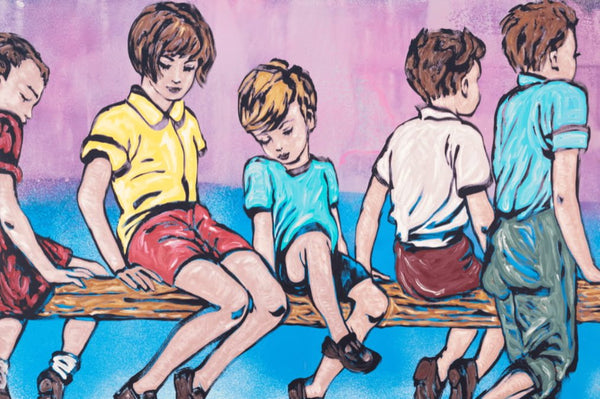 On the Fence at Dusk