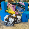 ‘CHER’ FOREVER YOUNG 50CM ROUND LINEN CUSHION BY DAVID BROMLEY