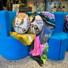 ‘THE TROGGS’ FOREVER YOUNG 50CM ROUND LINEN CUSHION BY DAVID BROMLEY