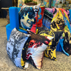 ‘LOVIN' SPOONFUL’ FOREVER YOUNG 60CM SQUARE LINEN CUSHION BY DAVID BROMLEY