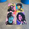 ‘THE MONKEES’ FOREVER YOUNG LINEN THROW BY DAVID BROMLEY