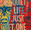 ‘I Was All For A Quiet Life, I Just Didn’t Get One’ David Bromley, Acrylic on Canvas, 120cm x 150cm