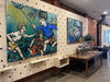 'Butterfly Catcher' David Bromley. Acrylic and oil on canvas. 150cm x 180cm.
