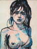 'Sadie'. David Bromley. Acrylic & oil on canvas. 120cm x 90cm.