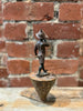 'Marching On' David Bromley. Cast bronze mini maquette with base. Edition AP. 27cm height.