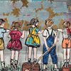 'Blooms Over The Fence' David Bromley. Giclee print on art paper