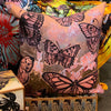 ‘Pastel Pink Butterflies’ Cushion, 100% linen, 60 x 60cm