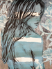 'Jessica' David Bromley. High pigment print